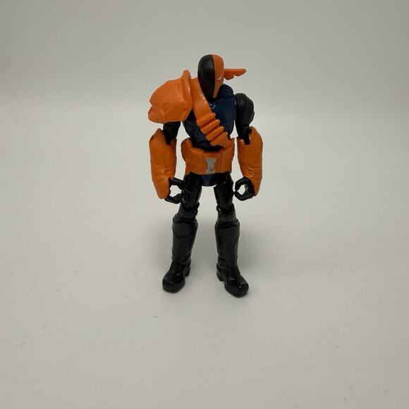 Destroyer Deathstroke Slade 4" Mattel Action Figure DC Comics Batman 2013 Loose - Picture 1 of 8